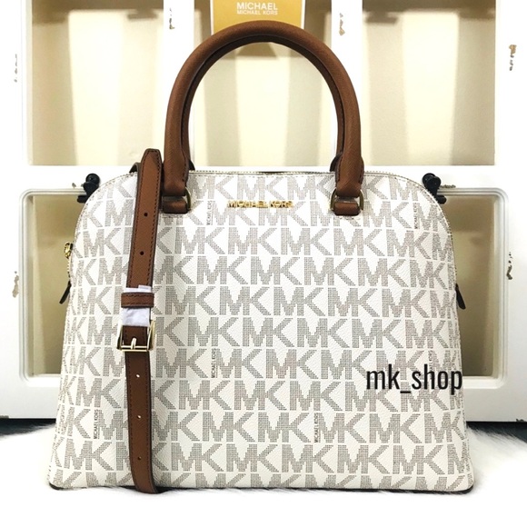 Michael Kors Handbags - MK Cindy Large Dome Satchel